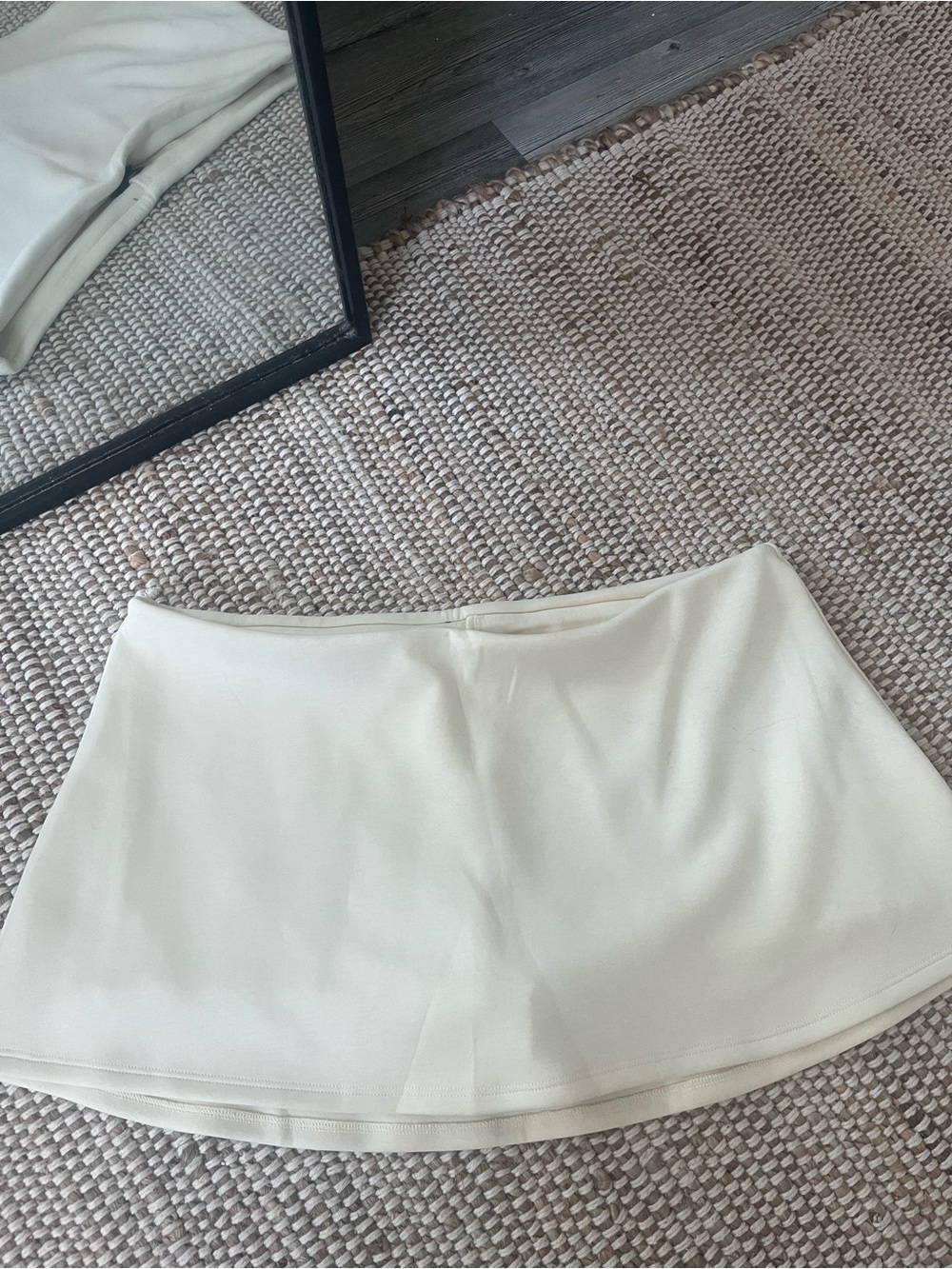 Geel Aria Butter Yellow Mini Skirt